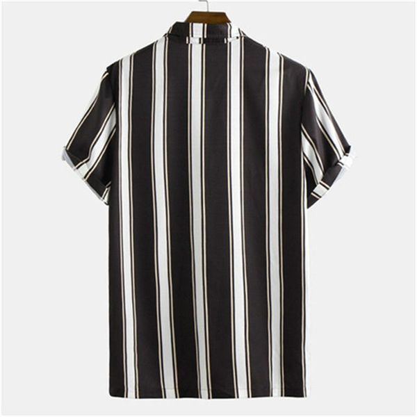 clothes striped print designer mens shirts natural color casual shirts short sleeve lapel neck fashion shirts mens, White;black
clothes striped print designer mens shirts natural color casual shirts short sleeve lapel neck fashion shirts mens, White;black