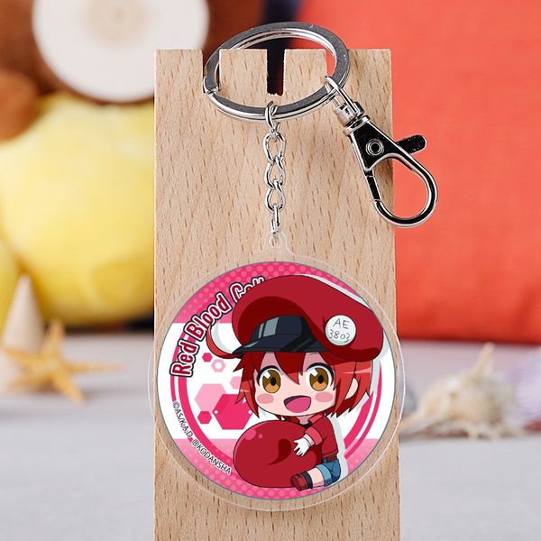 cosaner cells at work fashion anime acrylic key chains cartoon keyring keychain pendant keyholder birthday gifts, Silver
cosaner cells at work fashion anime acrylic key chains cartoon keyring keychain pendant keyholder birthday gifts, Silver