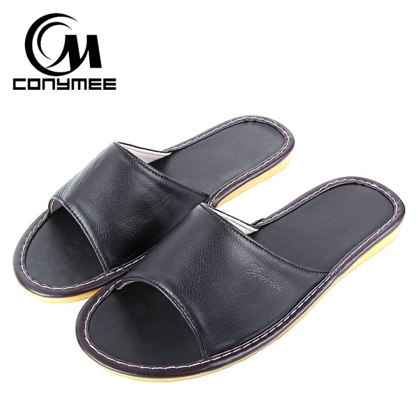 conymee summer slippers 2018 home indoor casual shoes sneakers men genuine leather beach sandals non-slip oxford mens pantufa, Black
conymee summer slippers 2018 home indoor casual shoes sneakers men genuine leather beach sandals non-slip oxford mens pantufa, Black