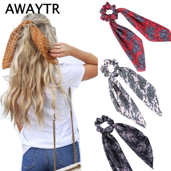 awaytr new fashion sweet print scrunchie women ribbon elastic hair band bow scarf hair rubber ropes girls accessories
awaytr new fashion sweet print scrunchie women ribbon elastic hair band bow scarf hair rubber ropes girls accessories
