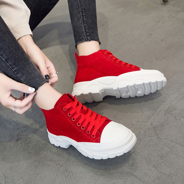 snurulan women's ankle boots; 2019 collection fall season; casual women's lace-up sneakers; platform sneakers ankle boot, Black
snurulan women's ankle boots; 2019 collection fall season; casual women's lace-up sneakers; platform sneakers ankle boot, Black