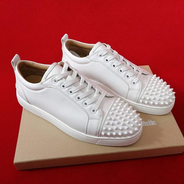 2020 нового дизайнер кроссовки red bottom low cut шипы flats обувь для мужчин женщин кожаных тапок вскользь ботинок с размером пылесборника, Black
2020 нового дизайнер кроссовки red bottom low cut шипы flats обувь для мужчин женщин кожаных тапок вскользь ботинок с размером пылесборника, Black
