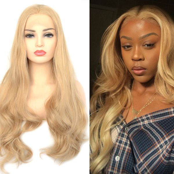 mixed blonde long wavy wigs natural wave synthetic lace front wig heat resistant synthetic hair wigs for black women cosplay color wig
mixed blonde long wavy wigs natural wave synthetic lace front wig heat resistant synthetic hair wigs for black women cosplay color wig