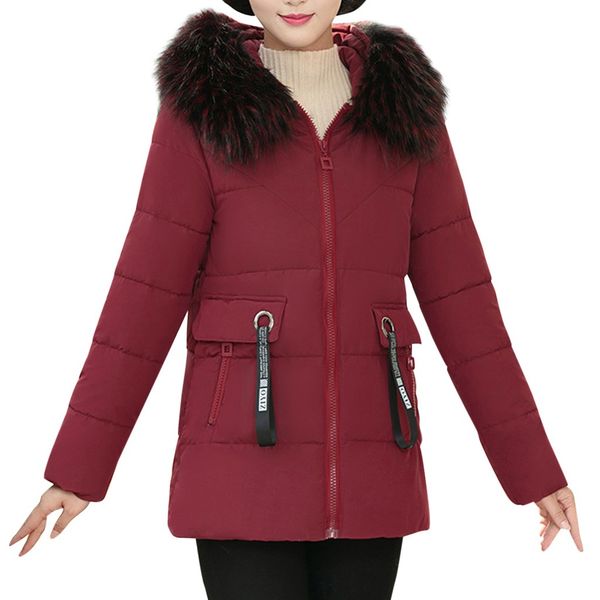 jaycosin outerwear coats 2019 women winter solid warm down jacket fur collar long sleeve zipper mother coat l401106, Black
jaycosin outerwear coats 2019 women winter solid warm down jacket fur collar long sleeve zipper mother coat l401106, Black