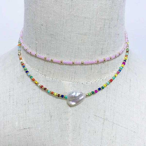 bohemian style handmade crystal beaded neck jewelry wild fashion stackable ladies necklace 2020 summer beach travel accessories, Golden;silver
bohemian style handmade crystal beaded neck jewelry wild fashion stackable ladies necklace 2020 summer beach travel accessories, Golden;silver