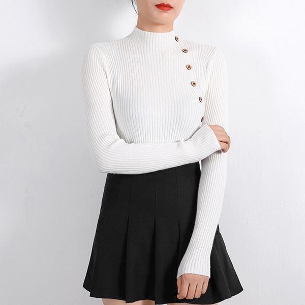 women's sweaters in autumn and winter new long-sleeved tight-fitting hooded half-high collar slim bottoming sweater to keep warm, White;black
women's sweaters in autumn and winter new long-sleeved tight-fitting hooded half-high collar slim bottoming sweater to keep warm, White;black