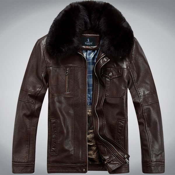 men's winter coats leather jackets real fur collar snow overcoat cashmere warm thick outwear waterproof windbreaker 4xl, Black
men's winter coats leather jackets real fur collar snow overcoat cashmere warm thick outwear waterproof windbreaker 4xl, Black