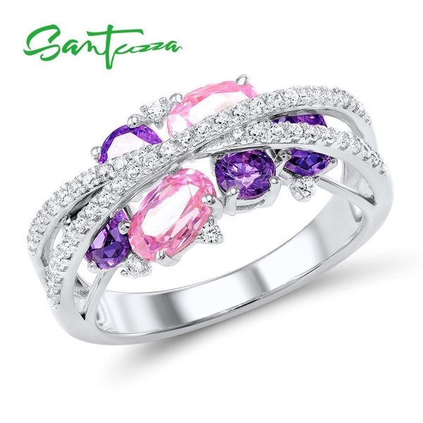 santuzza silver rings for women genuine 925 sterling silver shimmering amethyst pink cubic zirconia trendy luxury fine jewelry ly191226, Slivery;golden
santuzza silver rings for women genuine 925 sterling silver shimmering amethyst pink cubic zirconia trendy luxury fine jewelry ly191226, Slivery;golden