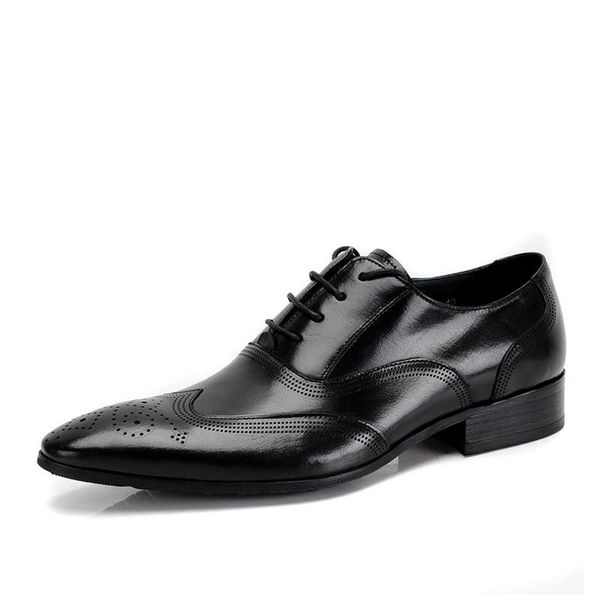 mycoron fashion brand men dress shoes genuine leather black boots formal male classic brogue shoes men zapatilla hombre
mycoron fashion brand men dress shoes genuine leather black boots formal male classic brogue shoes men zapatilla hombre