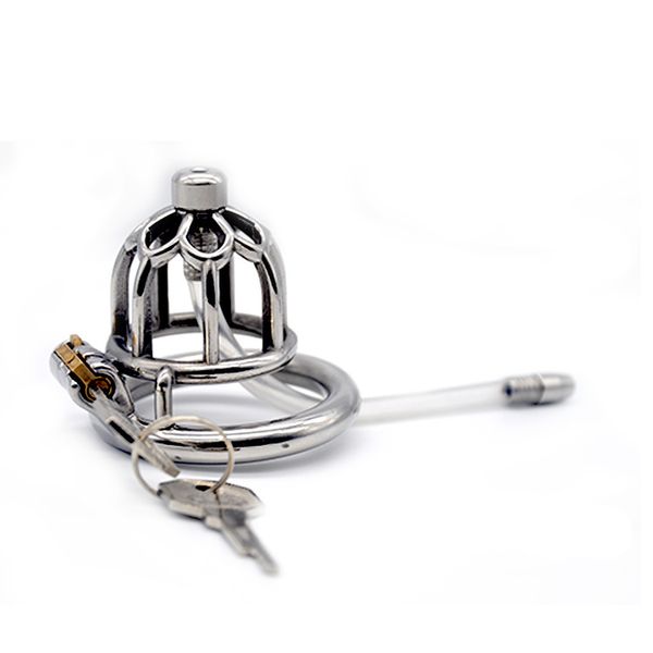 stainless steel male chastity belt with silicone urethral catheter curve cock cage chastity device toys products frrk-18b
stainless steel male chastity belt with silicone urethral catheter curve cock cage chastity device toys products frrk-18b