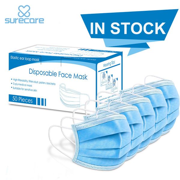 SURECARE 20-500 шт одноразовая маска для лица рот 3 слоя взрослых дышащие наружные маски нетканый фильтр-синий
SURECARE 20-500 шт одноразовая маска для лица рот 3 слоя взрослых дышащие наружные маски нетканый фильтр-синий