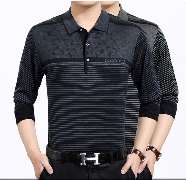 2018 Casual Long Sleeve Business Mens Shirts Male Striped Fashion Brand Polo Shirt Designer Men Tenis Polos Camisa Social 3881
2018 Casual Long Sleeve Business Mens Shirts Male Striped Fashion Brand Polo Shirt Designer Men Tenis Polos Camisa Social 3881