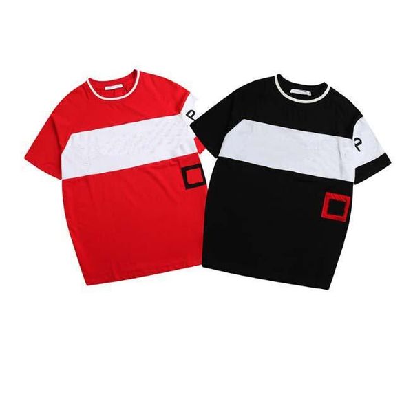 mens fashion t-shirts designer paris embroidery contrast patchwork loose casual men and women girls tees ing, White;black
mens fashion t-shirts designer paris embroidery contrast patchwork loose casual men and women girls tees ing, White;black
