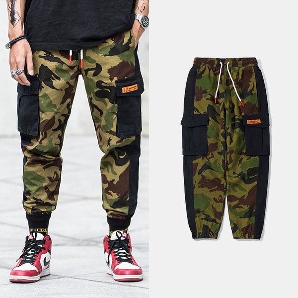 color block patchwork camouflage pant hip hip streetwear harajuku jogger sweatpant cotton winter sweat pant track trousers 2019, Black
color block patchwork camouflage pant hip hip streetwear harajuku jogger sweatpant cotton winter sweat pant track trousers 2019, Black