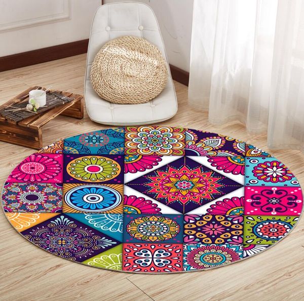 european retro ethnic flannel kitchen bathroom anti slip round rugs home entrance round floor carpet door mat tapis decoration
european retro ethnic flannel kitchen bathroom anti slip round rugs home entrance round floor carpet door mat tapis decoration