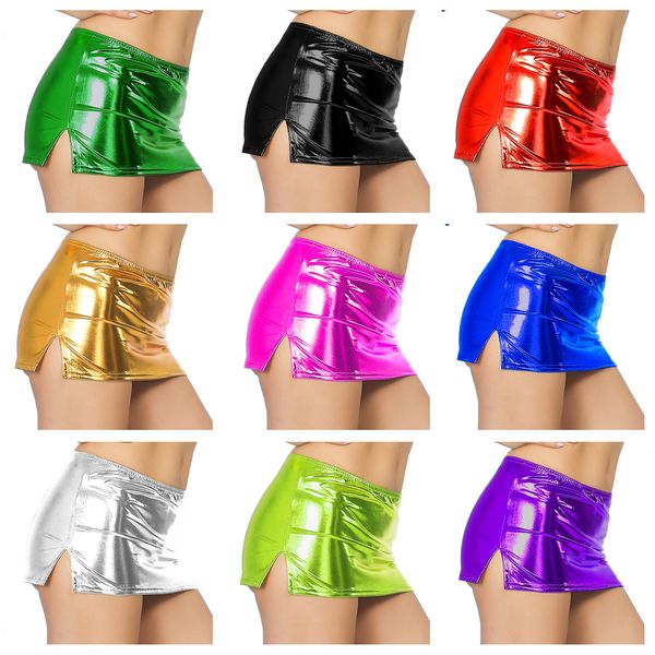 women metallic bodycon skirt fashion shiny clubwear party short mini skirt high-waist micro lady short skirt, Black
women metallic bodycon skirt fashion shiny clubwear party short mini skirt high-waist micro lady short skirt, Black