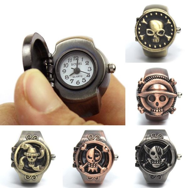 ring watch one piece anime student watch creative finger watch men and women flip retro gift, Slivery;brown
ring watch one piece anime student watch creative finger watch men and women flip retro gift, Slivery;brown