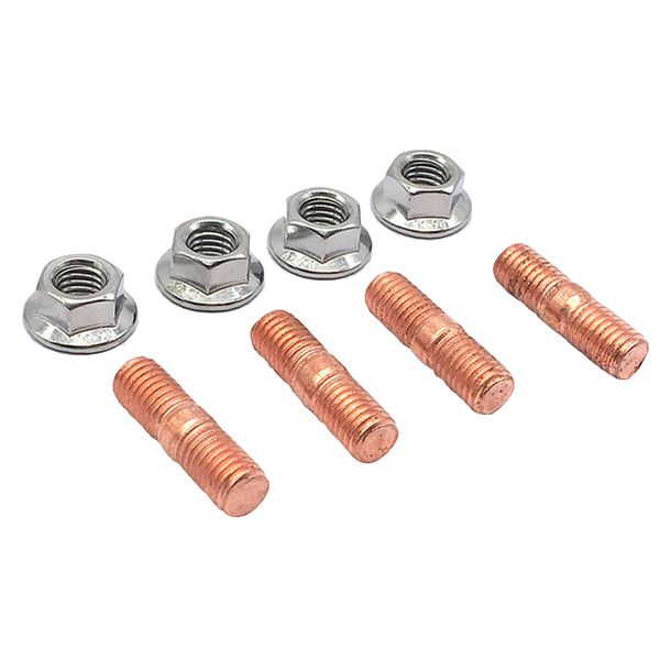 car racing m10 x 1.50 threaded turbo studs kit flange nuts for t3 t4 t6(copper studs and sliver nuts
car racing m10 x 1.50 threaded turbo studs kit flange nuts for t3 t4 t6(copper studs and sliver nuts