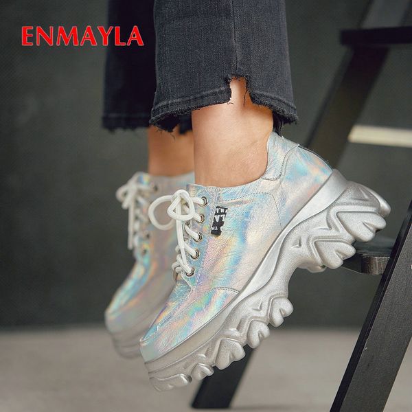 enmayla 2020 basic womens shoes casual genuine leather round toe lace-up shoes woman leisure square heels women pumps size 34-42, Black
enmayla 2020 basic womens shoes casual genuine leather round toe lace-up shoes woman leisure square heels women pumps size 34-42, Black