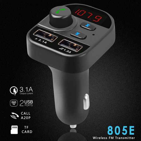double usb car charger car wireless bluetooth 5.0 fm transmitter transmitter receiver handscall support tf accessories
double usb car charger car wireless bluetooth 5.0 fm transmitter transmitter receiver handscall support tf accessories
