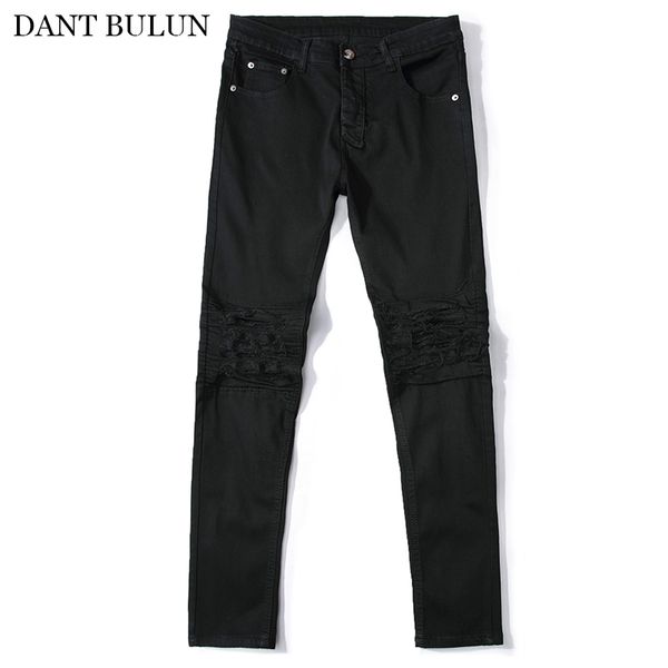 high street stretchy men's jean tron ripped distressed biker jean pleated slim fit male jeans denim pants hip hop pencil pants, Blue
high street stretchy men's jean tron ripped distressed biker jean pleated slim fit male jeans denim pants hip hop pencil pants, Blue