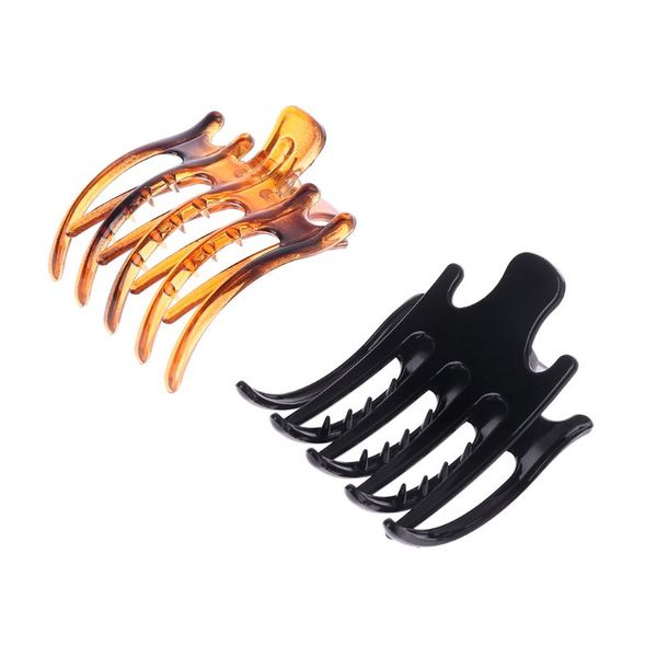 women lady girls simple non slip grip large claw 5 hair clip clamp black, Golden;white
women lady girls simple non slip grip large claw 5 hair clip clamp black, Golden;white