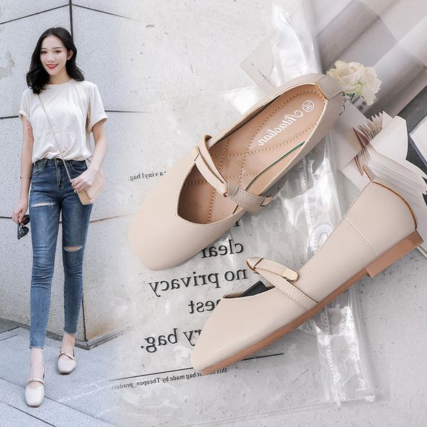 square head shoes women's 2019 spring flat peas shoe mori girl line small leather shoes women's england slip-on versatile, Black
square head shoes women's 2019 spring flat peas shoe mori girl line small leather shoes women's england slip-on versatile, Black