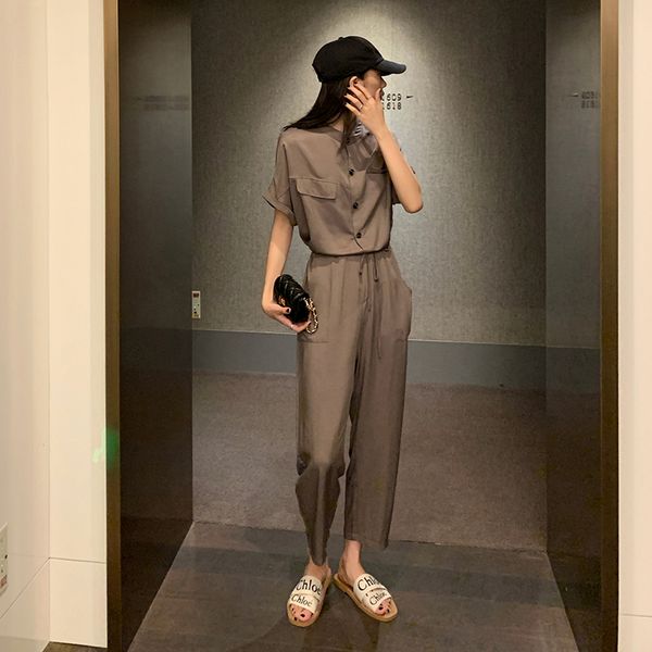 jumpsuit women summer 2020 cotton casual lcae up high waist solid office lady bodysuit ropa mujer rompers womens jumpsuit, Black;white
jumpsuit women summer 2020 cotton casual lcae up high waist solid office lady bodysuit ropa mujer rompers womens jumpsuit, Black;white