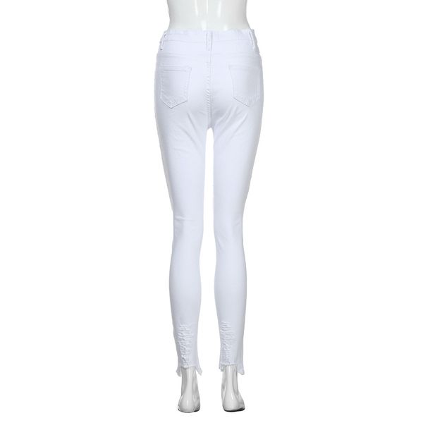 women elastic plus size denim pocket button boot cut pant jeans summer women's casual mid waist broken hole jeans z0313, Blue
women elastic plus size denim pocket button boot cut pant jeans summer women's casual mid waist broken hole jeans z0313, Blue