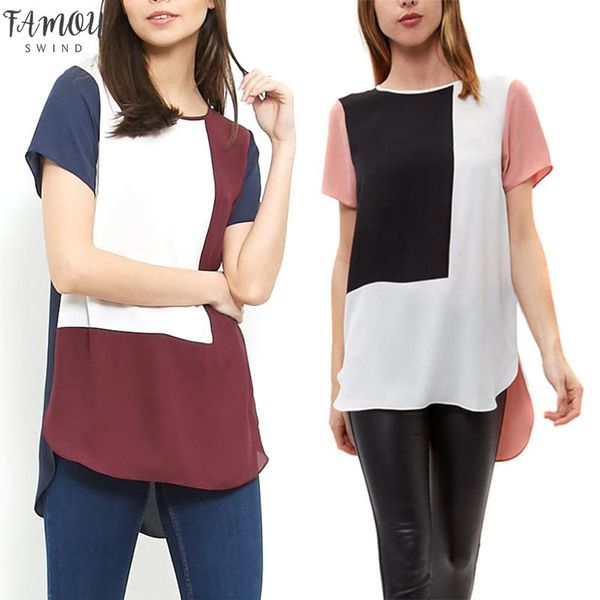 fashion women loose long chiffon blouse casual patchwork summer geometric blouses shirt plus size 6xl new, White
fashion women loose long chiffon blouse casual patchwork summer geometric blouses shirt plus size 6xl new, White