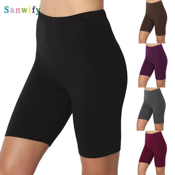 women short leggings fashion sport solid elastic waist pants cotton high waist skinny leggings summer, White;red
women short leggings fashion sport solid elastic waist pants cotton high waist skinny leggings summer, White;red