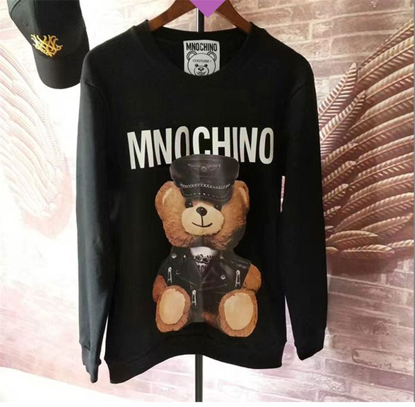 mens designer hoodie sweater casual brand sweatshirt loong sleeve men women couple luxury pullover bear pattern print fashion style, Black
mens designer hoodie sweater casual brand sweatshirt loong sleeve men women couple luxury pullover bear pattern print fashion style, Black