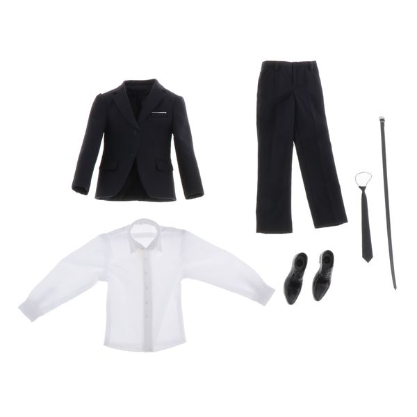 1/6 черный костюм set брюки одежда рубашка tie ремень fit для мужчин фигурку 12 дюймов цифры горячие игрушки / sideshow / enterbay / tc / dr
1/6 черный костюм set брюки одежда рубашка tie ремень fit для мужчин фигурку 12 дюймов цифры горячие игрушки / sideshow / enterbay / tc / dr