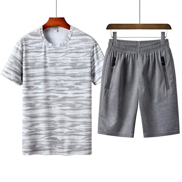 mens designer large size running fitness quick-drying breathable short-sleeved shorts two-piece sports suit, White;black
mens designer large size running fitness quick-drying breathable short-sleeved shorts two-piece sports suit, White;black