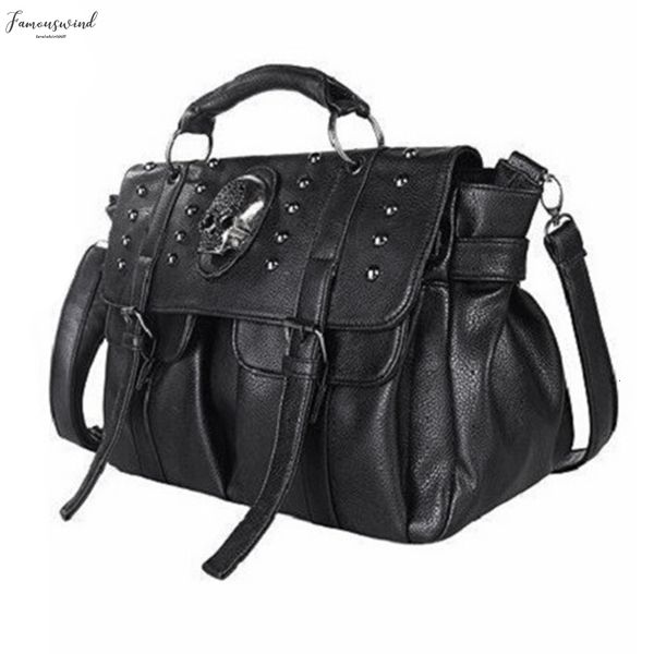 jhd shoulder bag lady fashion bag designer punk cover skull rivet bag all match womens handbag black big tote
jhd shoulder bag lady fashion bag designer punk cover skull rivet bag all match womens handbag black big tote