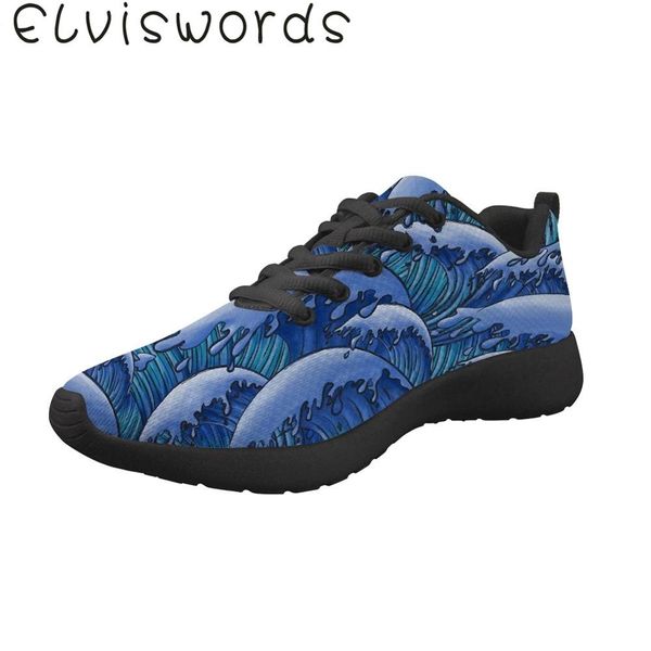 elviswords water wave print pattern running shoes breathable harajuku lightweight lace upflat ladies shoes fuuny sport, Black
elviswords water wave print pattern running shoes breathable harajuku lightweight lace upflat ladies shoes fuuny sport, Black