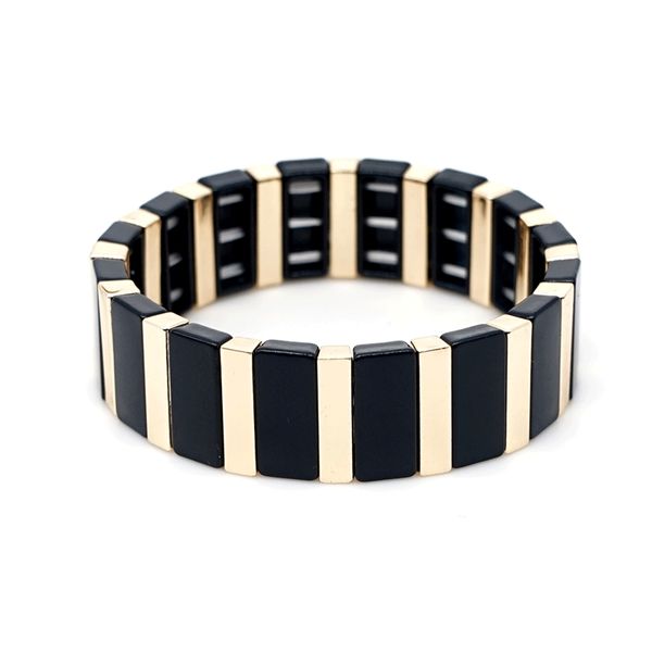 2019 new products factory direct wholesale processing alloy paint elastic rope bracelet sale, Black
2019 new products factory direct wholesale processing alloy paint elastic rope bracelet sale, Black