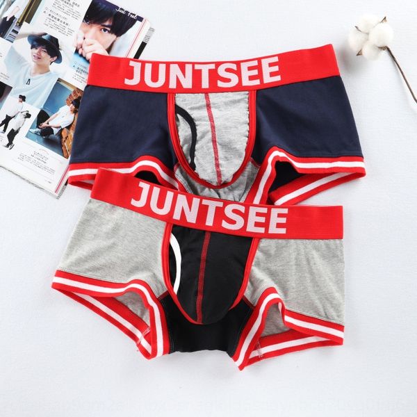p6bl1 junxi men's underwear fake opening underwear boxer pants u convex low waist red edge personalized color matching cotton boxer pan, Black;white
p6bl1 junxi men's underwear fake opening underwear boxer pants u convex low waist red edge personalized color matching cotton boxer pan, Black;white