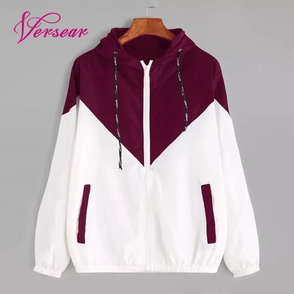 versear 2019 spring autumn hooded coat and jackets two tone windbreaker zipper pocket long sleeve plus size lady outwear coat, Black;brown
versear 2019 spring autumn hooded coat and jackets two tone windbreaker zipper pocket long sleeve plus size lady outwear coat, Black;brown