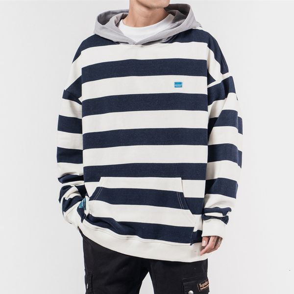 2019 winter new korean version of the japanese contrast color striped hooded loose student harajuku casual pullover, Black
2019 winter new korean version of the japanese contrast color striped hooded loose student harajuku casual pullover, Black