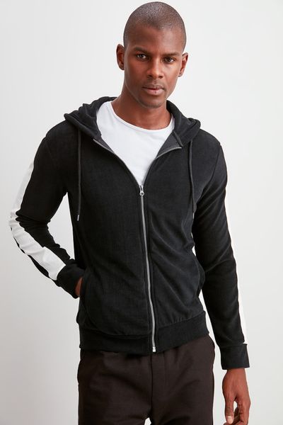 trendyol male zipper it should cover hooded so lane sweatshirt tmnaw20sw0603, Black
trendyol male zipper it should cover hooded so lane sweatshirt tmnaw20sw0603, Black