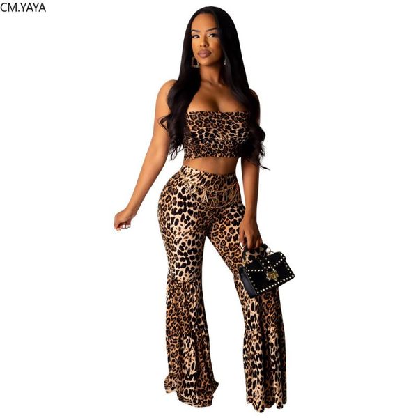 2019 women autumn new leopard print strapless flare long pants suit two piece set beach party tracksuit outfit gl3109, White
2019 women autumn new leopard print strapless flare long pants suit two piece set beach party tracksuit outfit gl3109, White