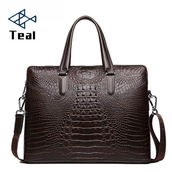new fashion men bag men's briefcase notebook business male bag crocodile pattern vintage laphigh quality
new fashion men bag men's briefcase notebook business male bag crocodile pattern vintage laphigh quality