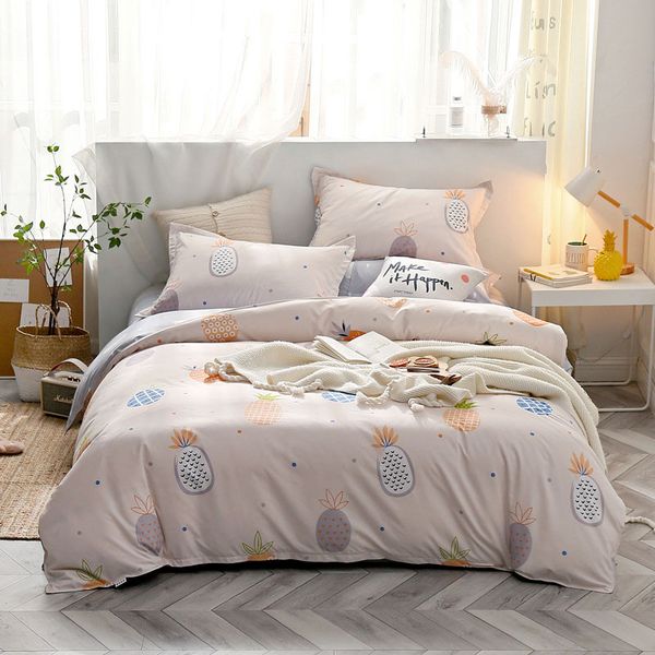 tropical pineapple geometric 4pcs bed cover set cartoon duvet cover bed sheets and pillowcases comforter bedding set 2tj-61001
tropical pineapple geometric 4pcs bed cover set cartoon duvet cover bed sheets and pillowcases comforter bedding set 2tj-61001