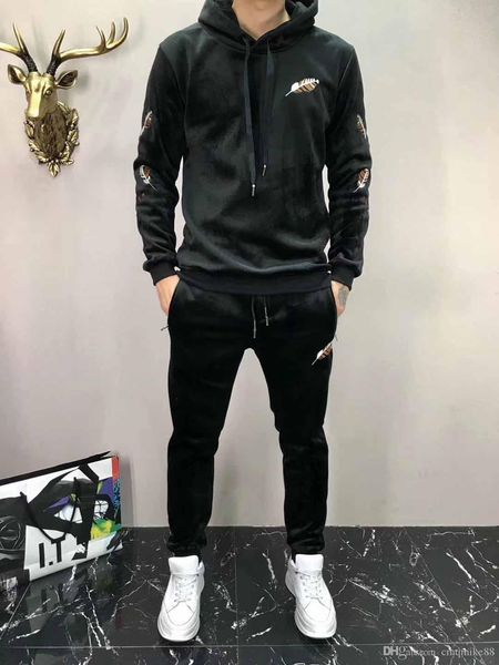 tracksuit men set brand men's hoodie with pants sporting suit track sweat print sweatsuit male sportswear men jacket, Gray 
tracksuit men set brand men's hoodie with pants sporting suit track sweat print sweatsuit male sportswear men jacket, Gray