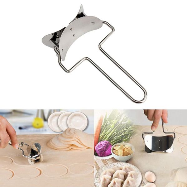 1pc pastry tools stainless steel dumpling maker wraper dough cutter pie ravioli dumpling mould tool kitchen accessories 1 x 70m
1pc pastry tools stainless steel dumpling maker wraper dough cutter pie ravioli dumpling mould tool kitchen accessories 1 x 70m