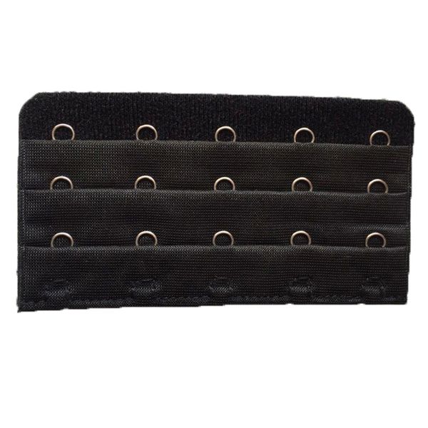 women 3 rows 5 hooks bra extender extension clip on strap lengthened buckle elastic bra clasp hooks underwear bra accessories, Black;white
women 3 rows 5 hooks bra extender extension clip on strap lengthened buckle elastic bra clasp hooks underwear bra accessories, Black;white