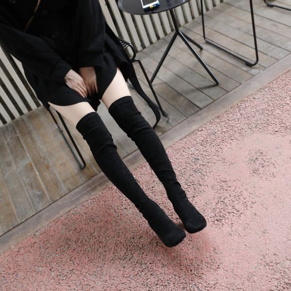 gpokhds 2020 women over the knee boots velvet winter short plush square toe zipper black color high heels high boots size 34-40
gpokhds 2020 women over the knee boots velvet winter short plush square toe zipper black color high heels high boots size 34-40