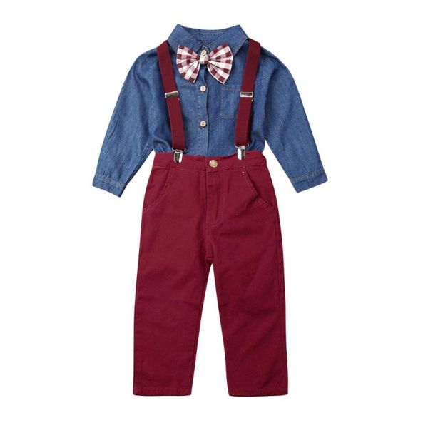 2pcs малышей детские baby boy одежда наборы 2-7y футболки топы денима джинсы брюки нижнее одежда костюм, White 
2pcs малышей детские baby boy одежда наборы 2-7y футболки топы денима джинсы брюки нижнее одежда костюм, White