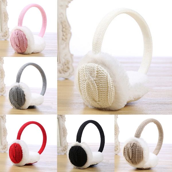 1pcs fashion winter earmuffs women's warm ear cover knitted plush earwarmers girl winter warm earmuffs faux fur ear muffs, Blue;gray
1pcs fashion winter earmuffs women's warm ear cover knitted plush earwarmers girl winter warm earmuffs faux fur ear muffs, Blue;gray